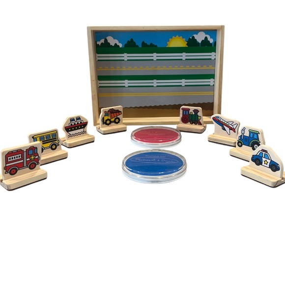 Melissa & Doug Vehicles Stamp Set - Picture 2 of 10